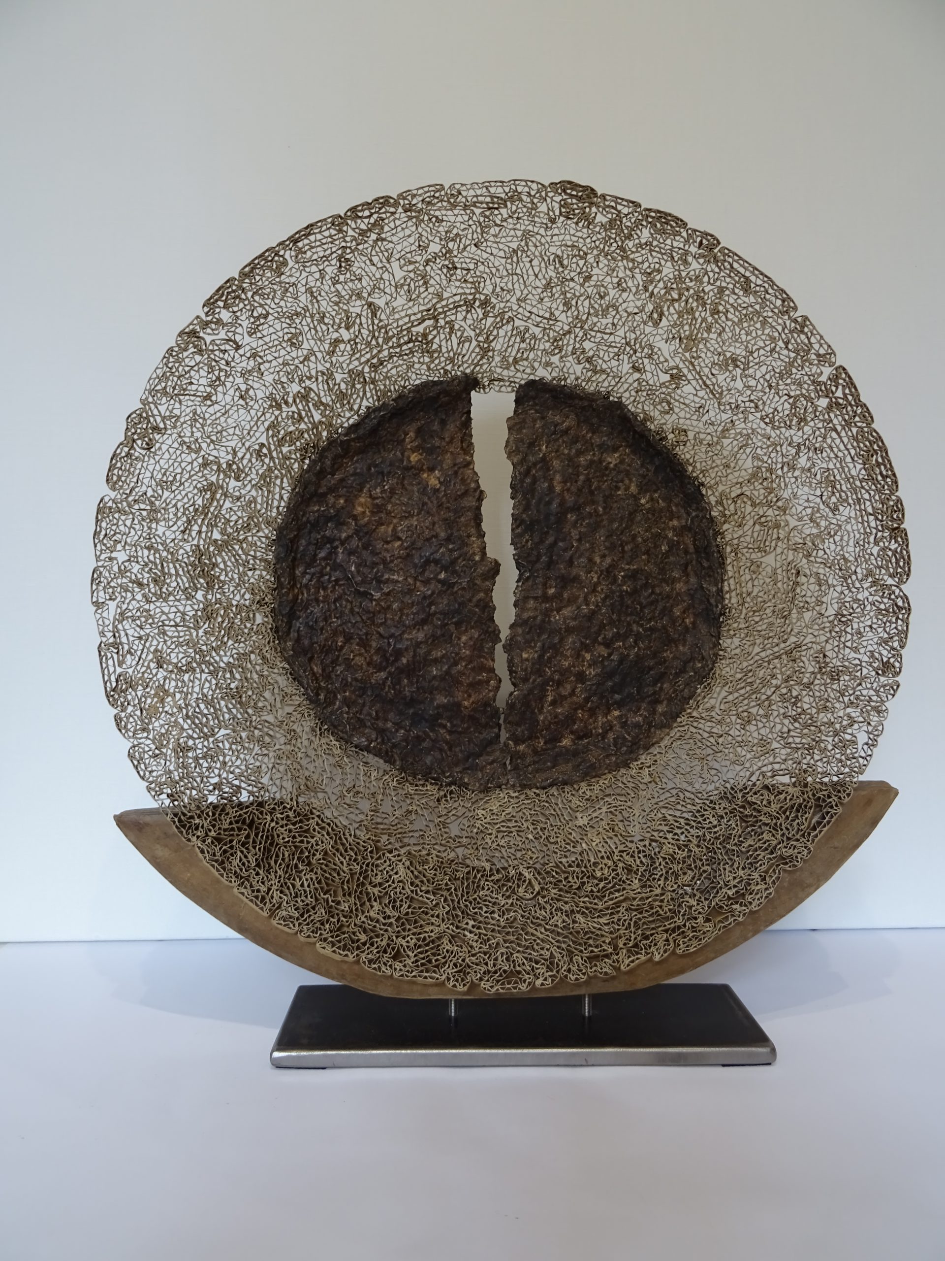 sculpture textile de Sandrine Thiébaud Mathieu